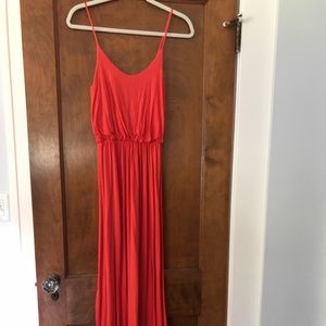 Maxi, thin strap dress